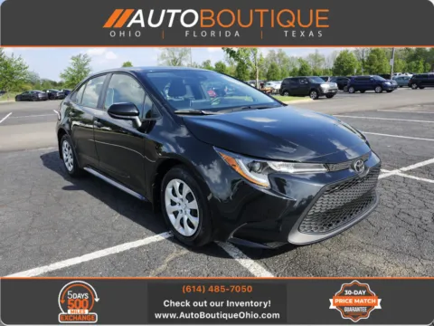 Black 2021 Toyota Corolla LE for sale in Columbus, OH