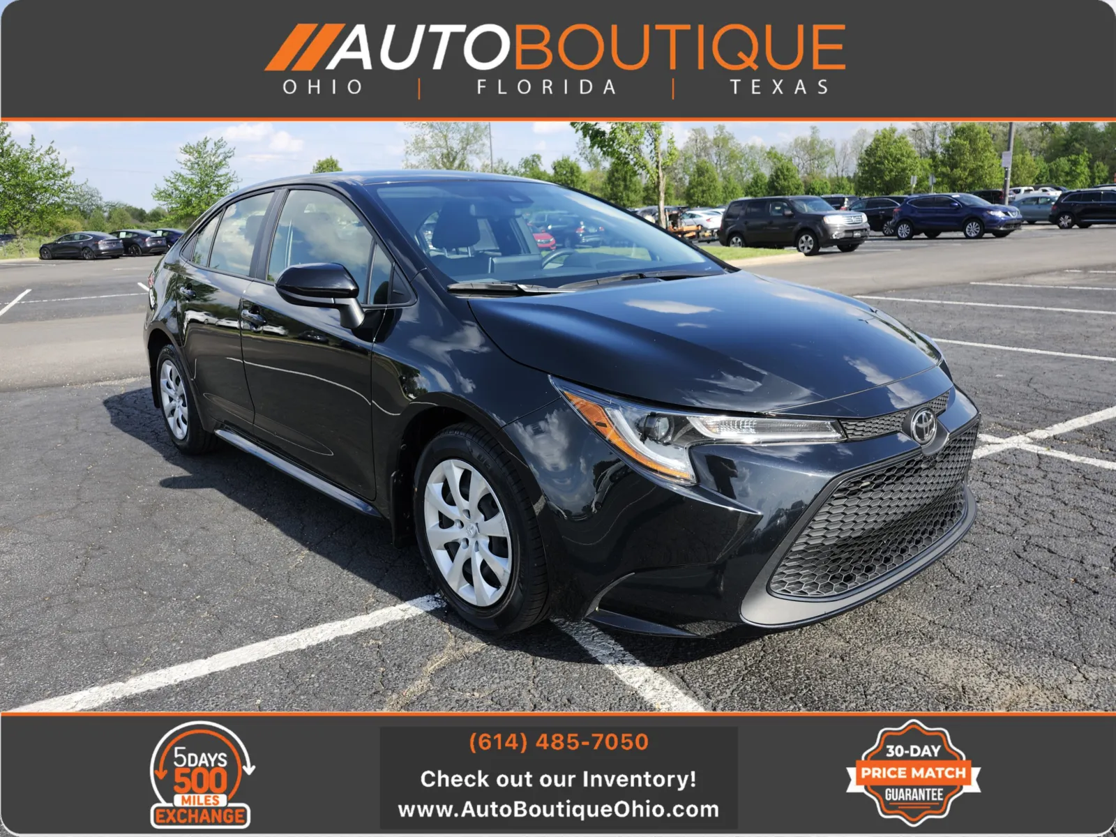 Black 2021 Toyota Corolla LE for sale in Columbus, OH