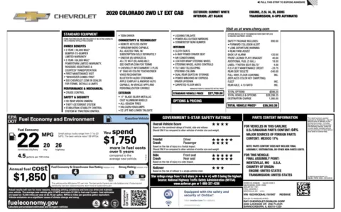 More photos of 2020 Chevrolet Colorado 2WD LT at Auto Boutique Ohio, OH