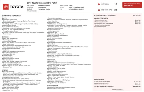 More photos of 2017 Toyota Sienna Limited Premium at Auto Boutique Ohio, OH