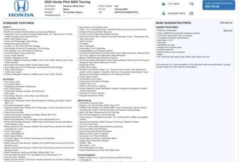 More photos of 2023 Honda Pilot Touring at Auto Boutique Ohio, OH