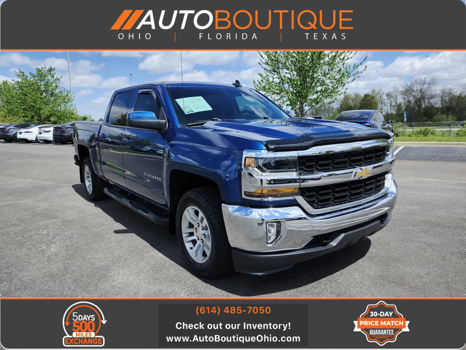 Blue 2018 Chevrolet Silverado 1500 LT for sale in Columbus, OH