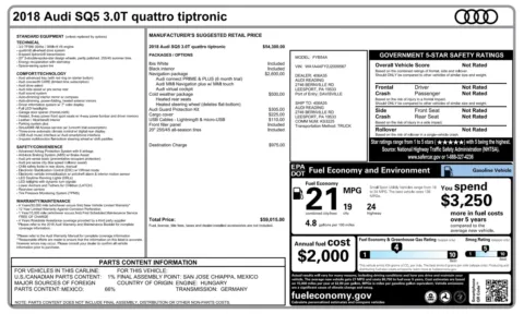 More photos of 2018 Audi SQ5 Premium Plus at Auto Boutique Ohio, OH