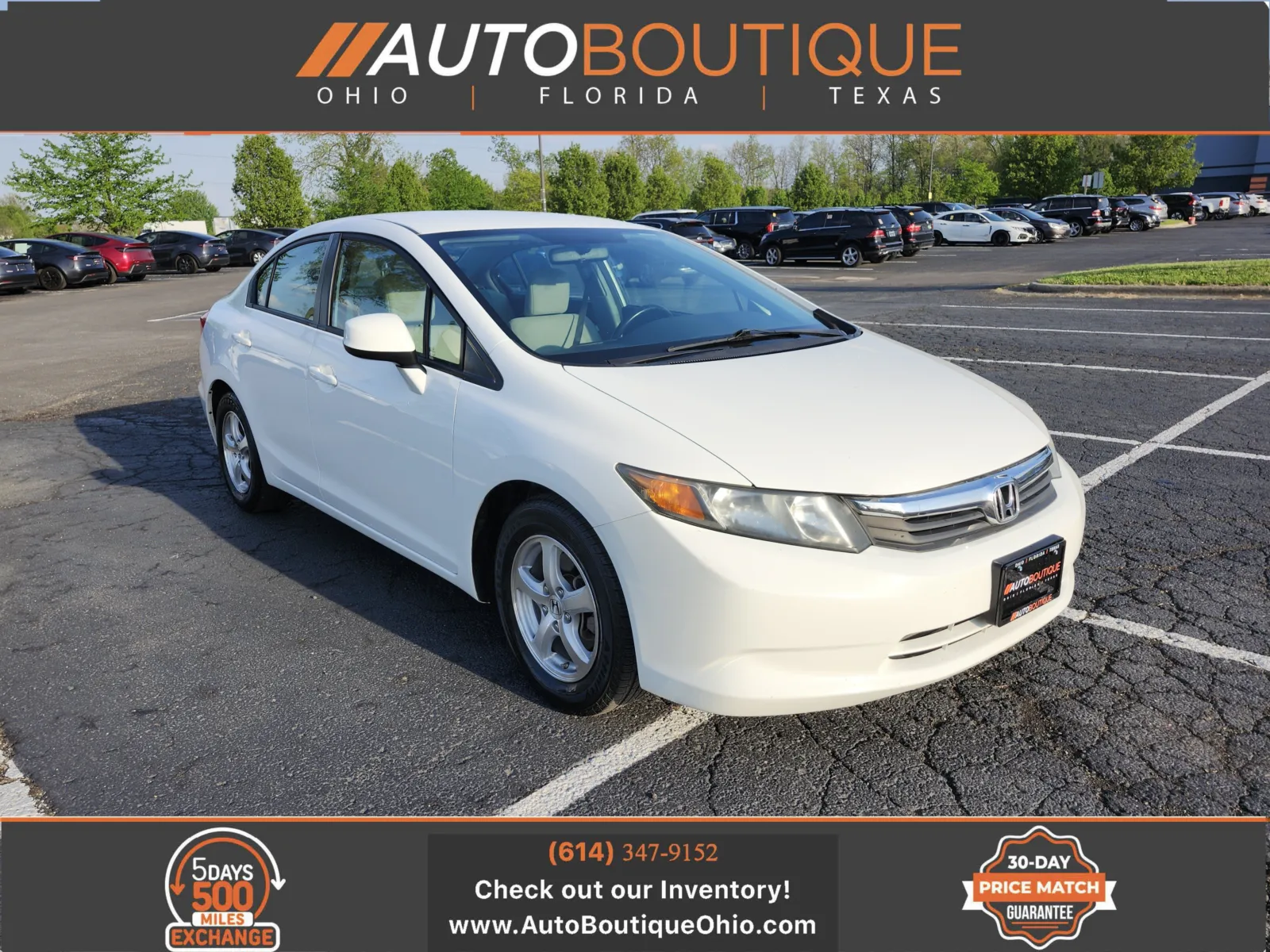 2012 Honda Civic COMPRESSED NATURAL GAS for sale in Columbus, OH