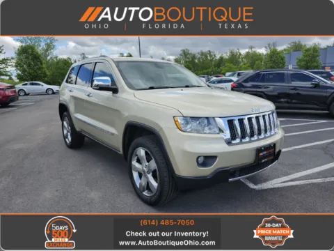 White 2012 Jeep Grand Cherokee Overland for sale in Columbus, OH