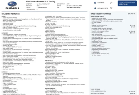 More photos of 2016 Subaru Forester 2.5i Touring at Auto Boutique Ohio, OH