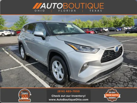 Silver 2021 Toyota Highlander Hybrid LE for sale in Columbus, OH