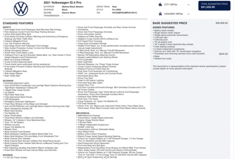 Photos of 2021 Volkswagen ID.4 Pro for sale in Columbus, OH at Auto Boutique Ohio