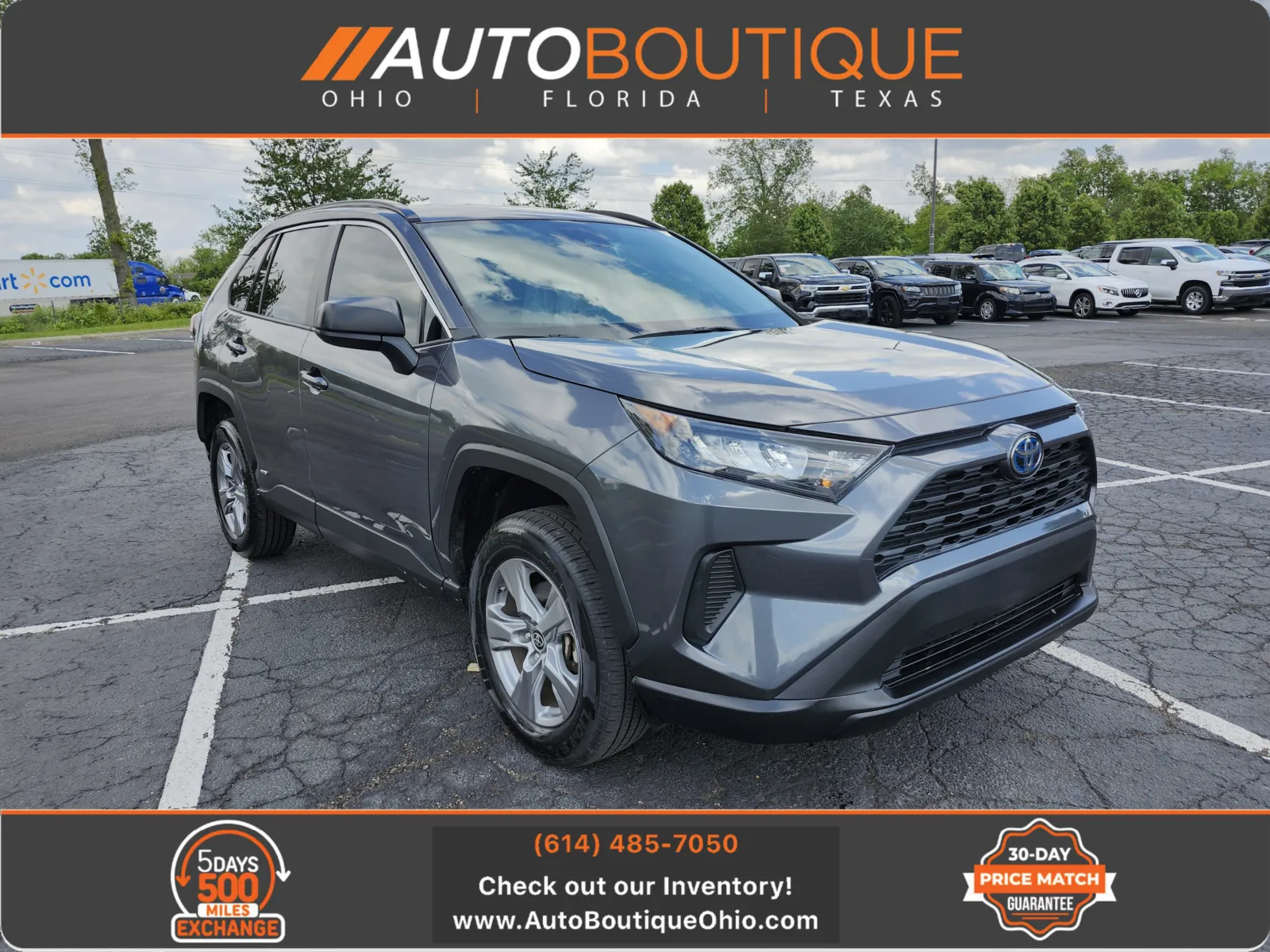 Gray 2022 Toyota RAV4 Hybrid LE for sale in Columbus, OH