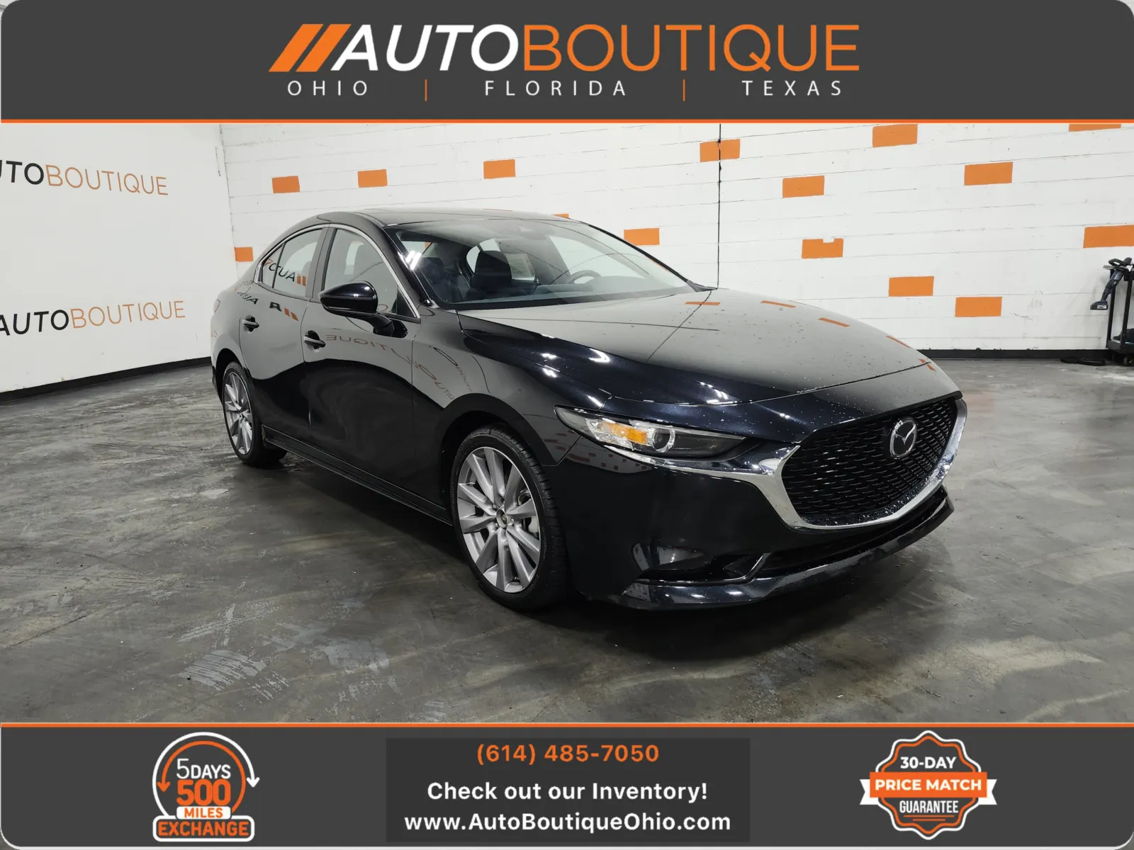 Black 2021 Mazda Mazda3 Sedan Preferred for sale in Columbus, OH