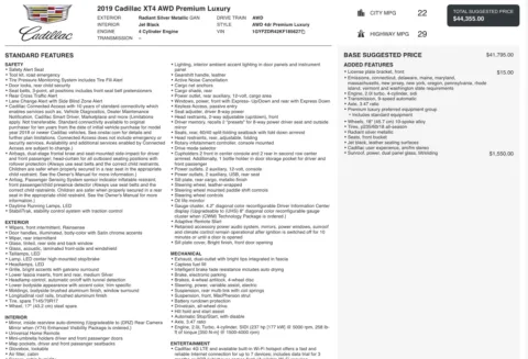 More photos of 2019 Cadillac XT4 AWD Premium Luxury at Auto Boutique Ohio, OH