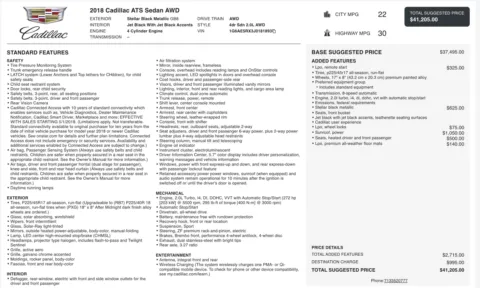 More photos of 2018 Cadillac ATS Sedan AWD at Auto Boutique Ohio, OH