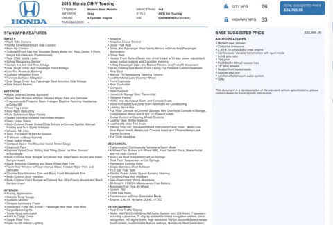 More photos of 2015 Honda CR-V Touring at Auto Boutique Ohio, OH