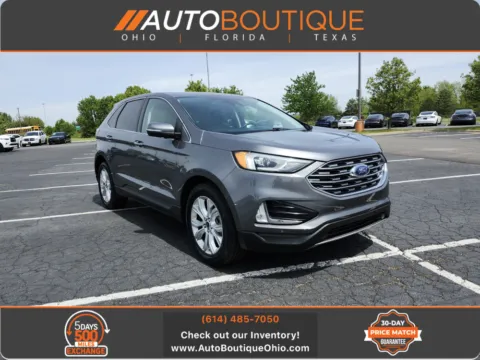 Gray 2022 Ford Edge Titanium for sale in Columbus, OH