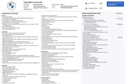 Photos of 2026 BMW X5 xDrive40i for sale in Columbus, OH at Auto Boutique Ohio