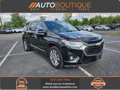 Black 2019 Chevrolet Traverse Premier for sale in Columbus, OH