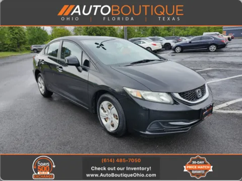 Black 2013 Honda Civic Sdn LX for sale in Columbus, OH