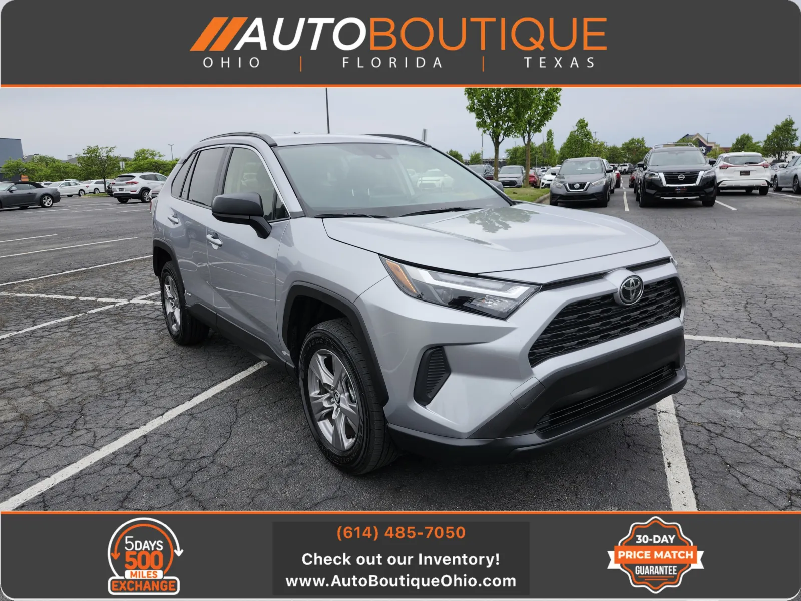 Silver 2025 Toyota RAV4 Hybrid LE for sale in Columbus, OH