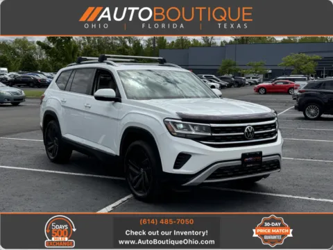 White 2021 Volkswagen Atlas 3.6L V6 SEL for sale in Columbus, OH