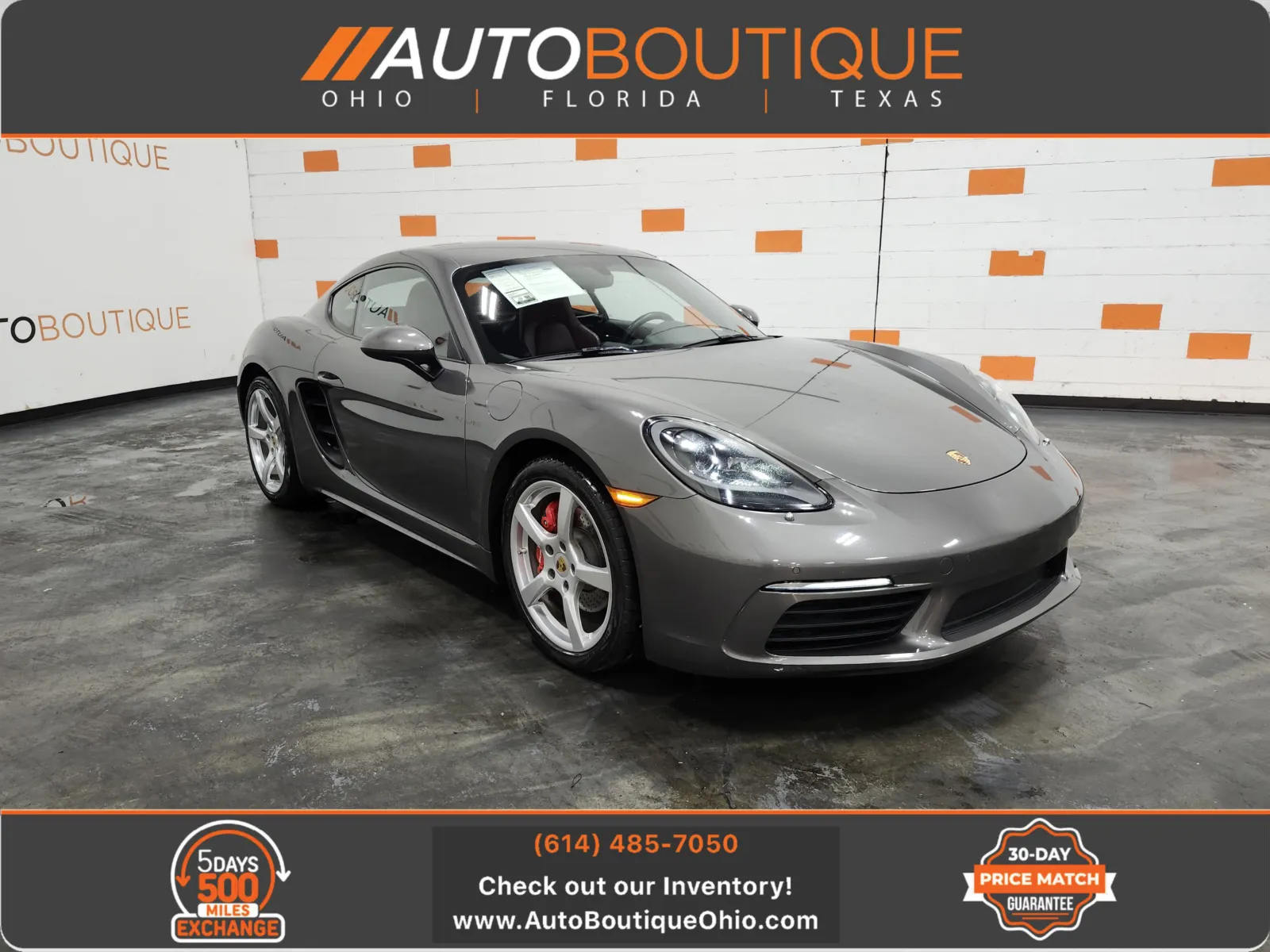 Gray 2017 Porsche 718 Cayman S for sale in Columbus, OH