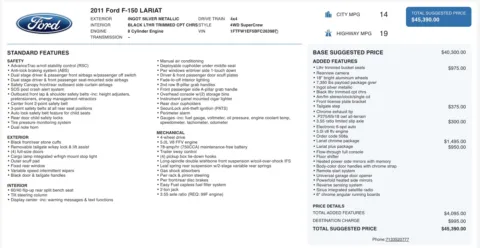More photos of 2011 Ford F-150 Lariat at Auto Boutique Ohio, OH