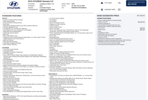 Photos of 2015 Hyundai Genesis 5.0L for sale in Columbus, OH at Auto Boutique Ohio