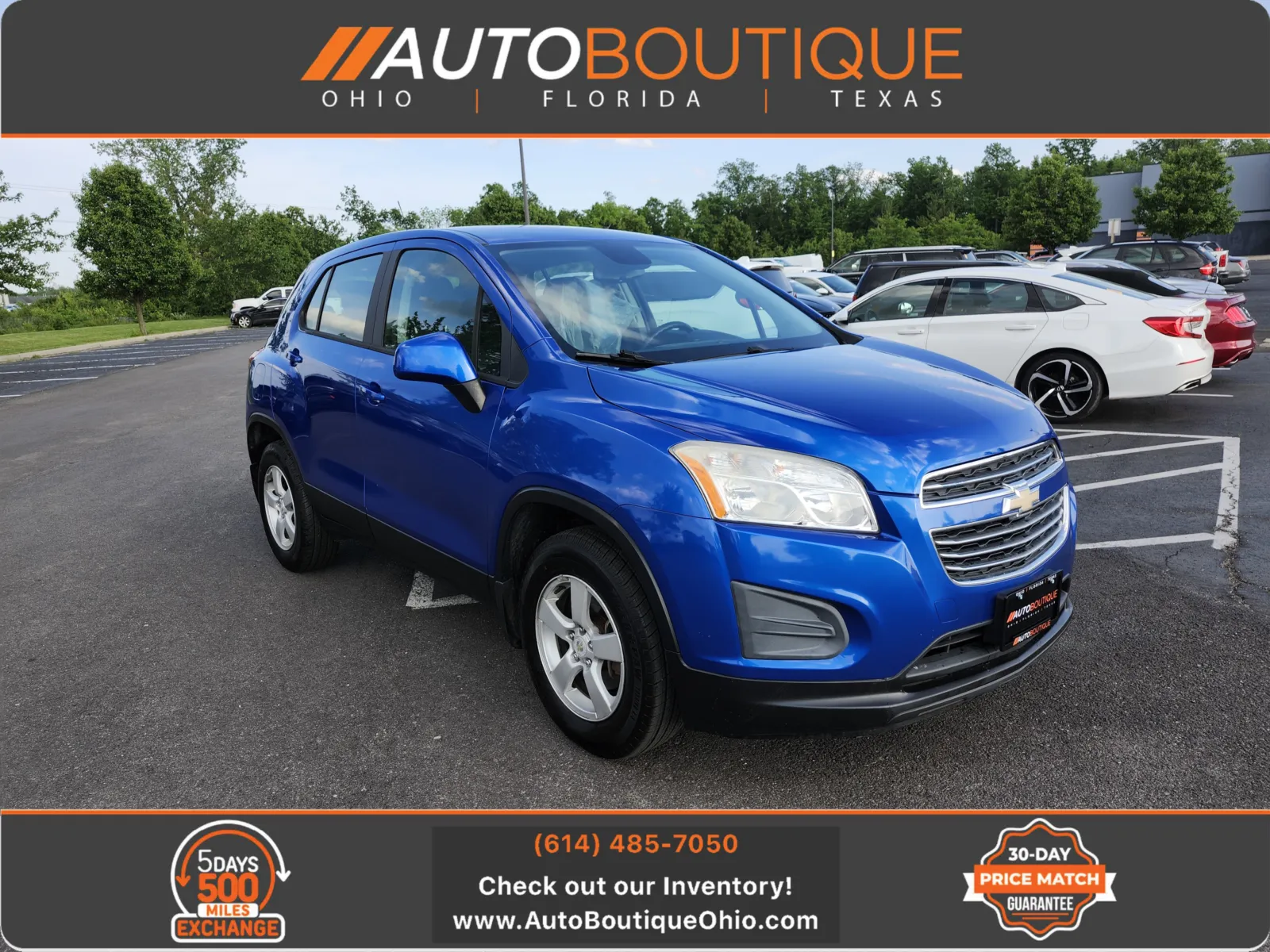 Blue 2016 Chevrolet Trax LS for sale in Columbus, OH