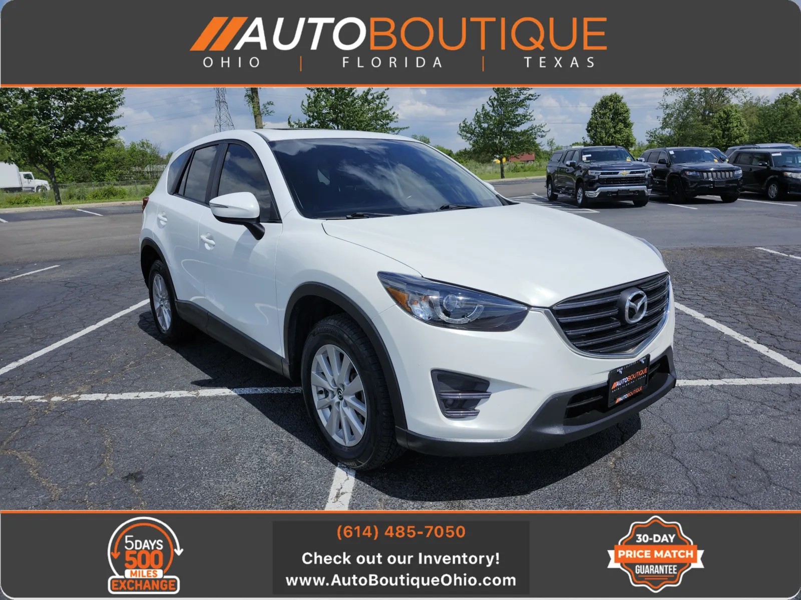 White 2016 Mazda CX-5 Touring for sale in Columbus, OH