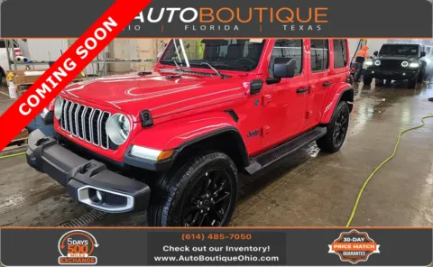 Red 2025 Jeep Wrangler 4xe Sahara for sale in Columbus, OH