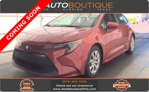 Red 2021 Toyota Corolla LE for sale in Columbus, OH