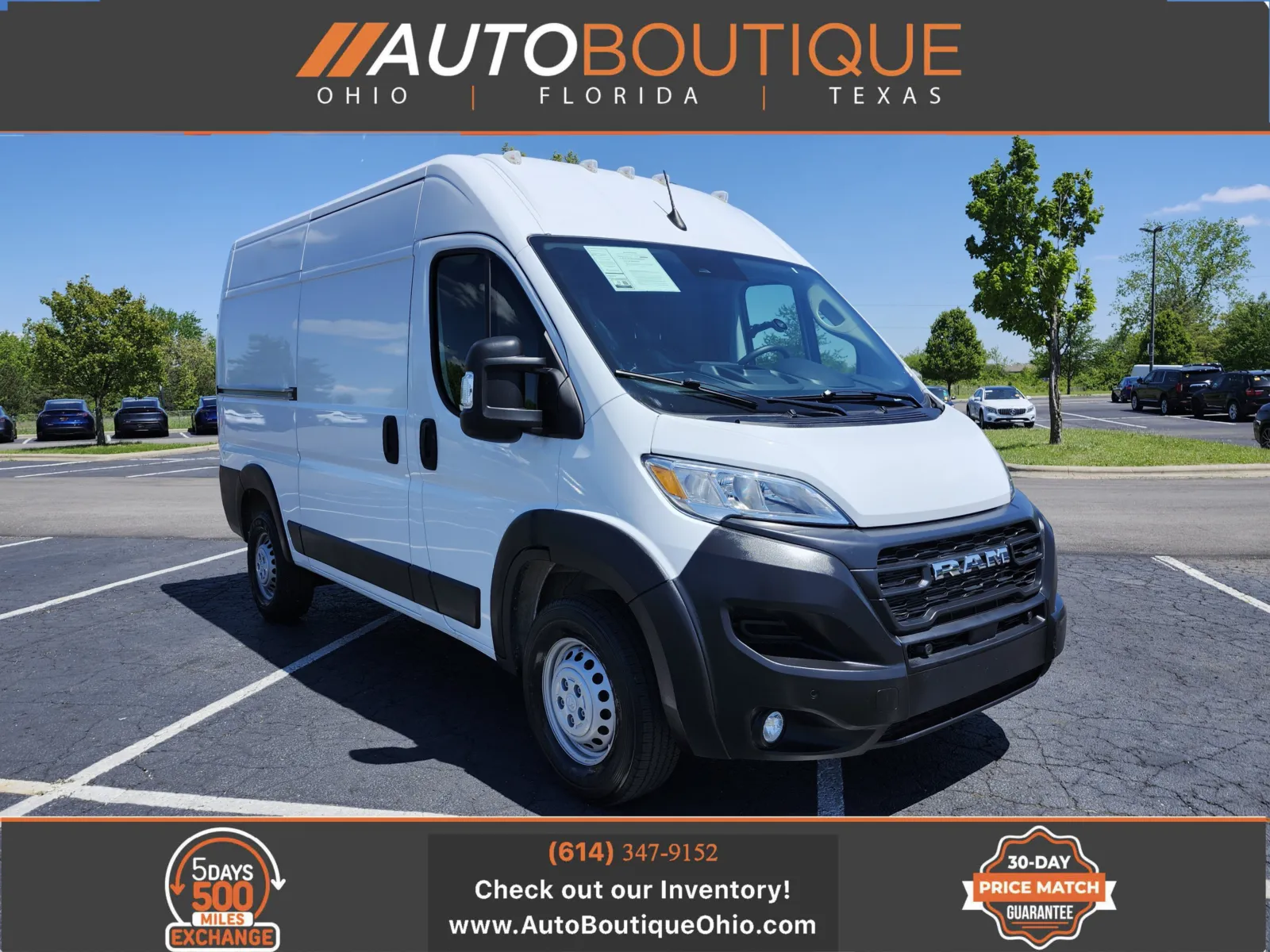 White 2025 Ram ProMaster Cargo Van Tradesman for sale in Columbus, OH