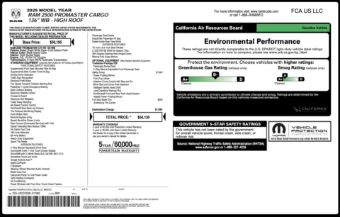 Photos of 2025 Ram ProMaster Cargo Van Tradesman for sale in Columbus, OH at Auto Boutique Ohio