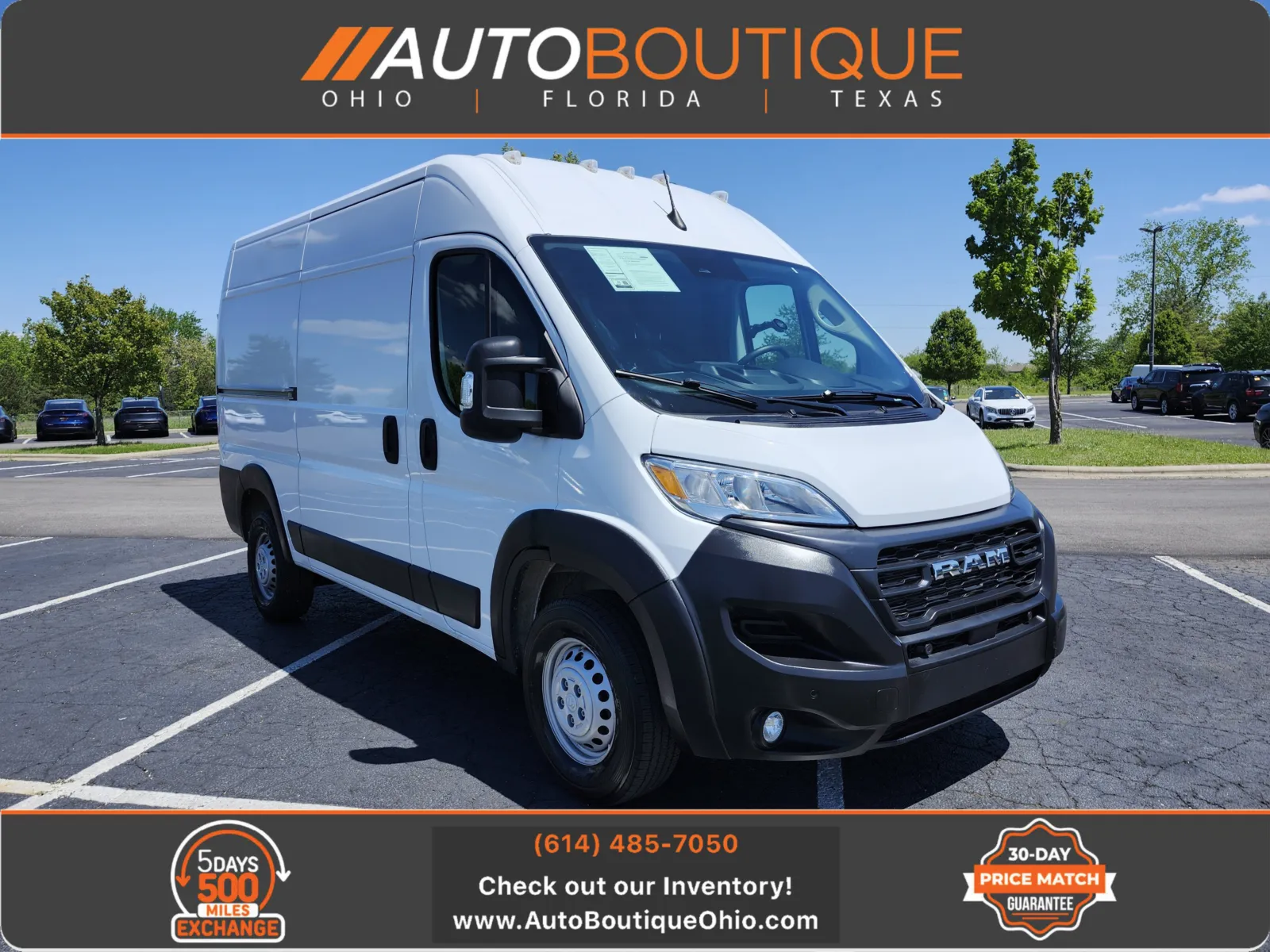 White 2025 Ram ProMaster Cargo Van Tradesman for sale in Columbus, OH