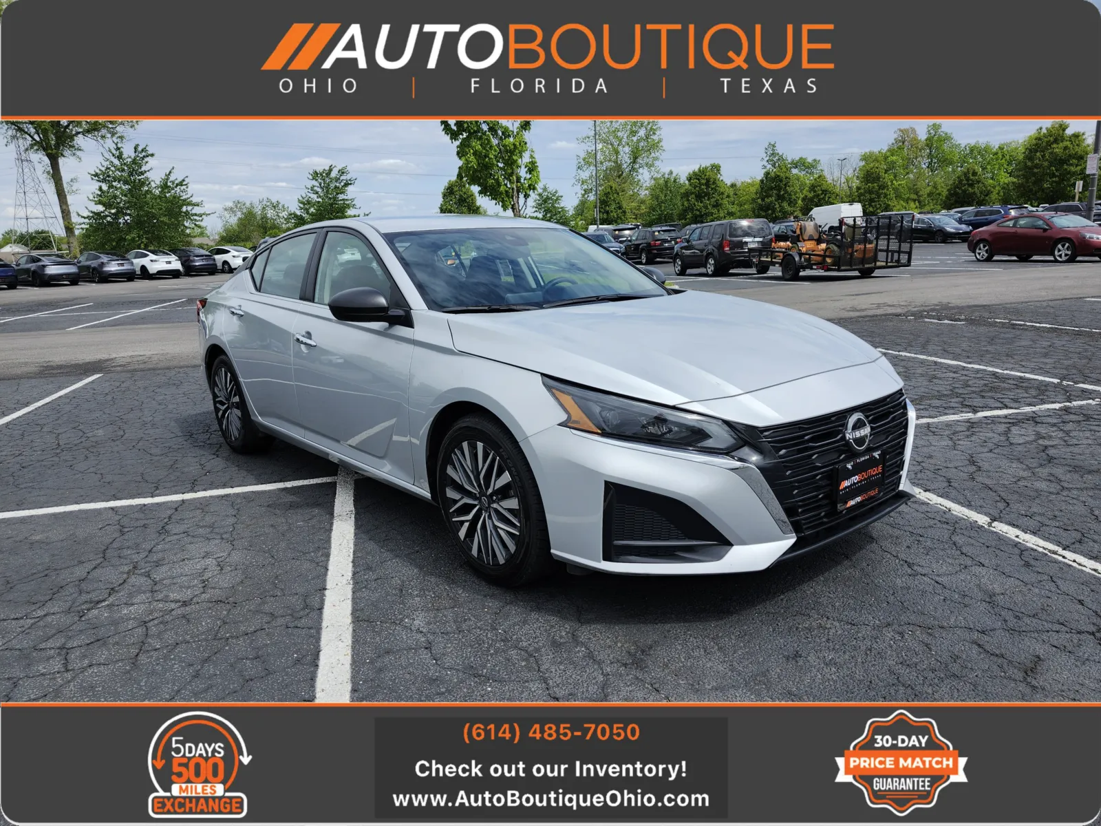 Silver 2024 Nissan Altima 2.5 SV for sale in Columbus, OH