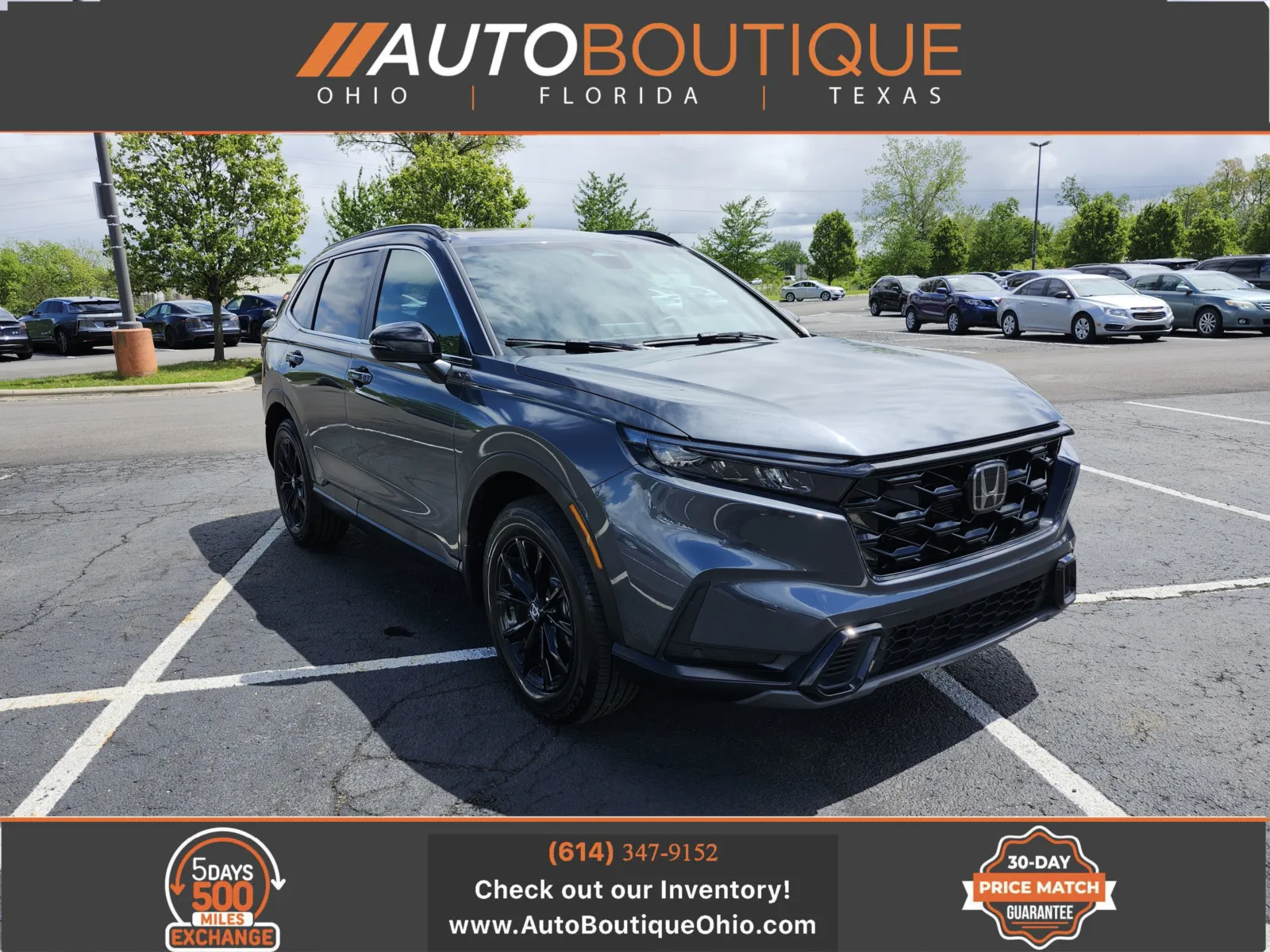 Gray 2025 Honda CR-V Hybrid Sport-L for sale in Columbus, OH