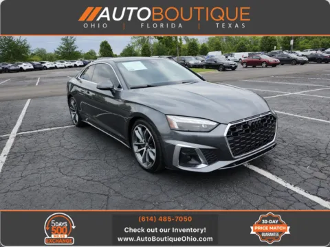 Gray 2021 Audi A5 Coupe S line Premium Plus for sale in Columbus, OH