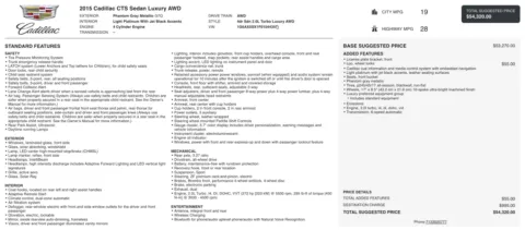 Photos of 2015 Cadillac CTS Sedan Luxury AWD for sale in Columbus, OH at Auto Boutique Ohio
