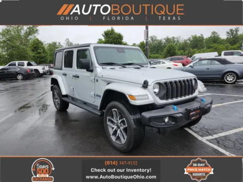Silver 2024 Jeep Wrangler 4xe Sport S for sale in Columbus, OH