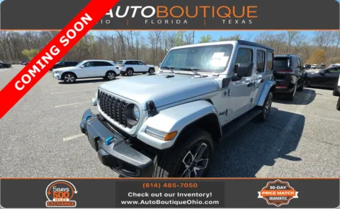Silver 2024 Jeep Wrangler 4xe Sport S for sale in Columbus, OH
