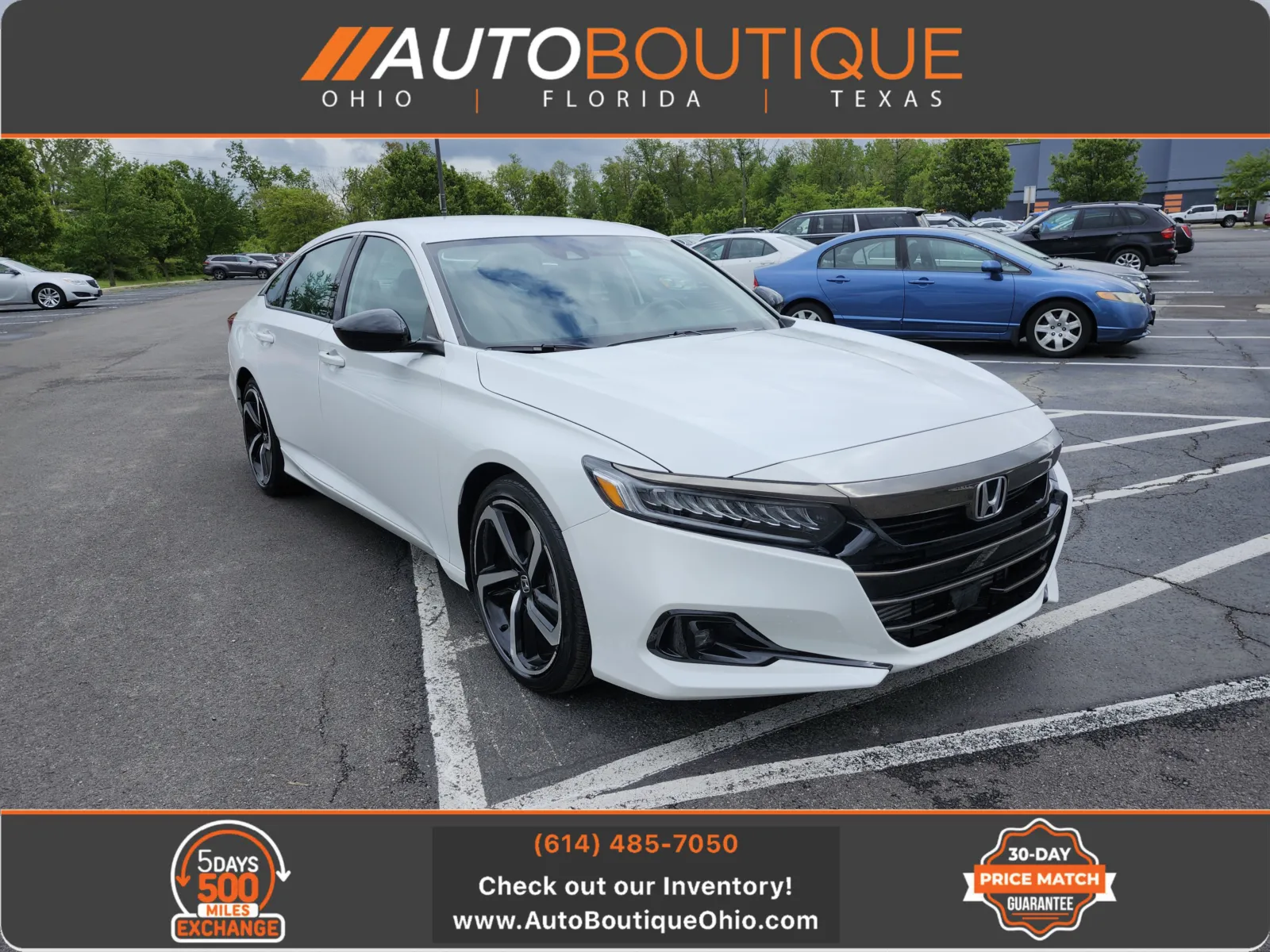 White 2022 Honda Accord Sedan Sport SE for sale in Columbus, OH