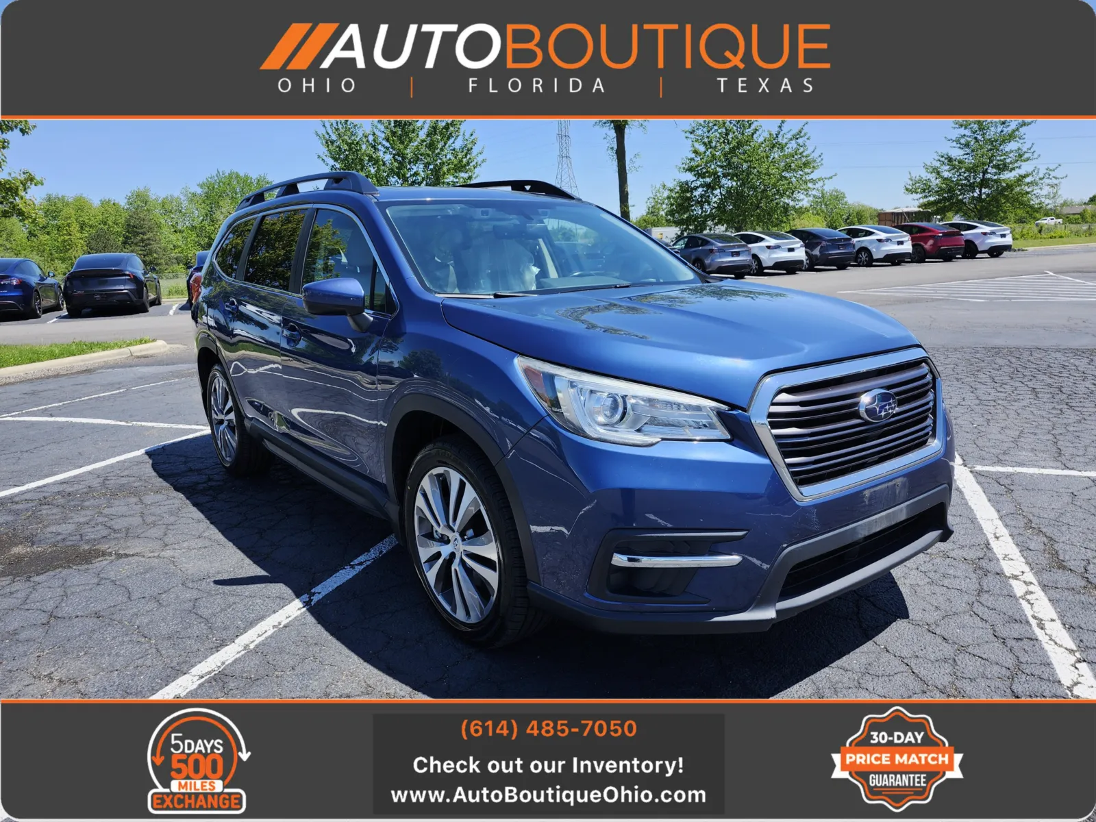Blue 2021 Subaru Ascent Premium for sale in Columbus, OH