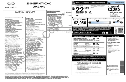 More photos of 2019 INFINITI QX60 LUXE at Auto Boutique Ohio, OH