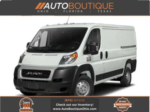 White 2021 Ram ProMaster Cargo Van 1500 136 WB for sale in Columbus, OH