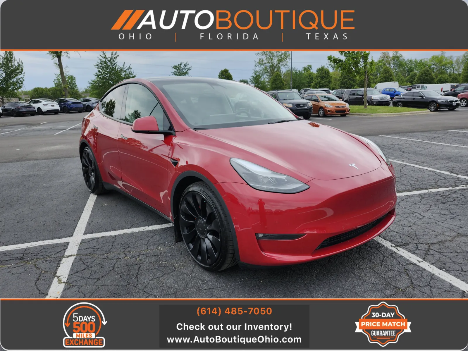 Red 2022 Tesla Model Y Performance for sale in Columbus, OH