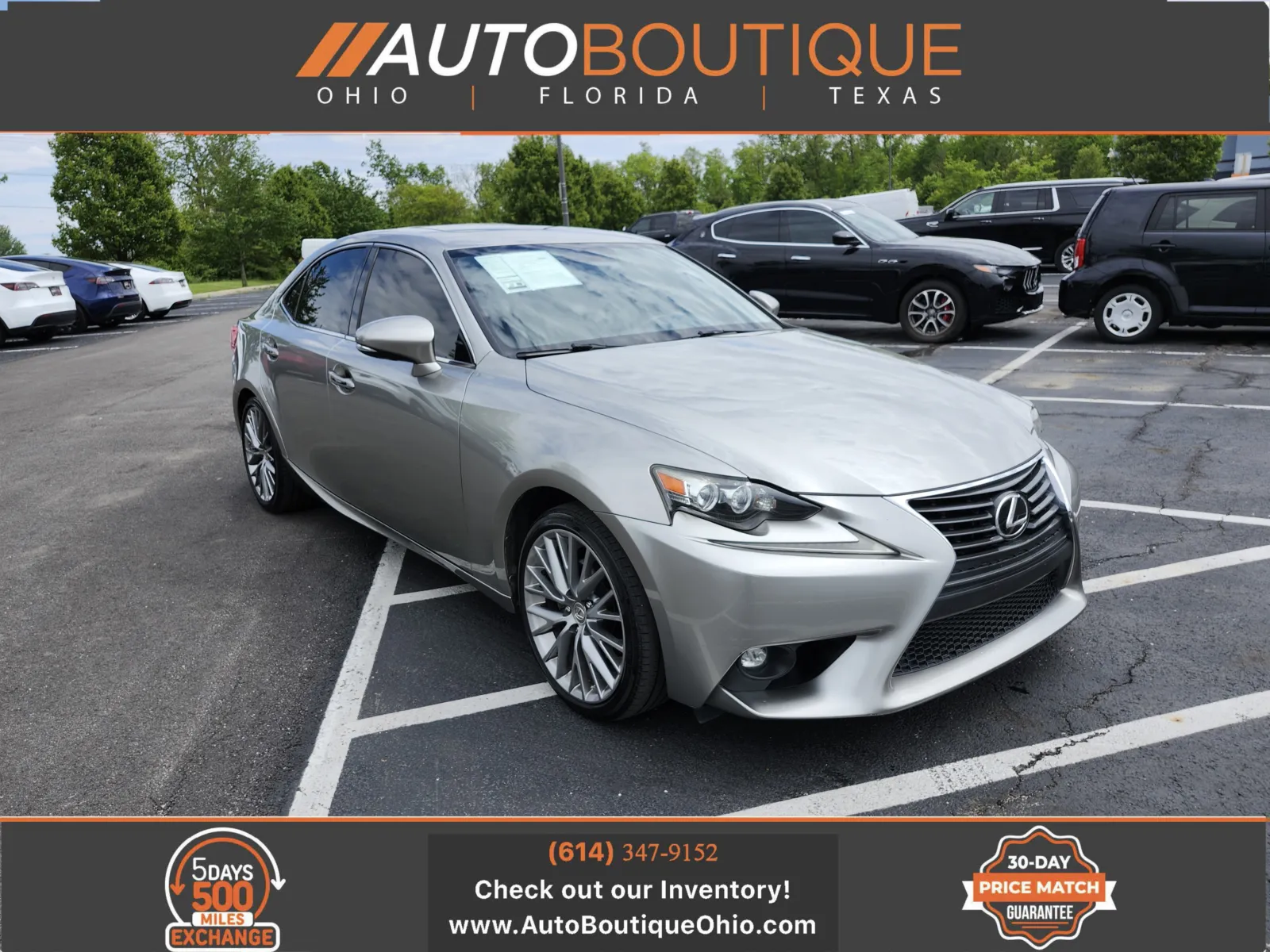 Black 2015 Lexus IS 250 for sale in Columbus, OH