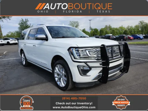 White 2020 Ford Expedition Max Platinum for sale in Columbus, OH
