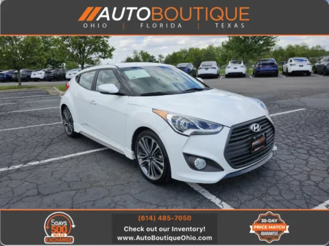 White 2017 Hyundai Veloster Turbo for sale in Columbus, OH