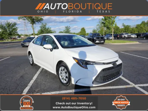 White 2022 Toyota Corolla LE for sale in Columbus, OH