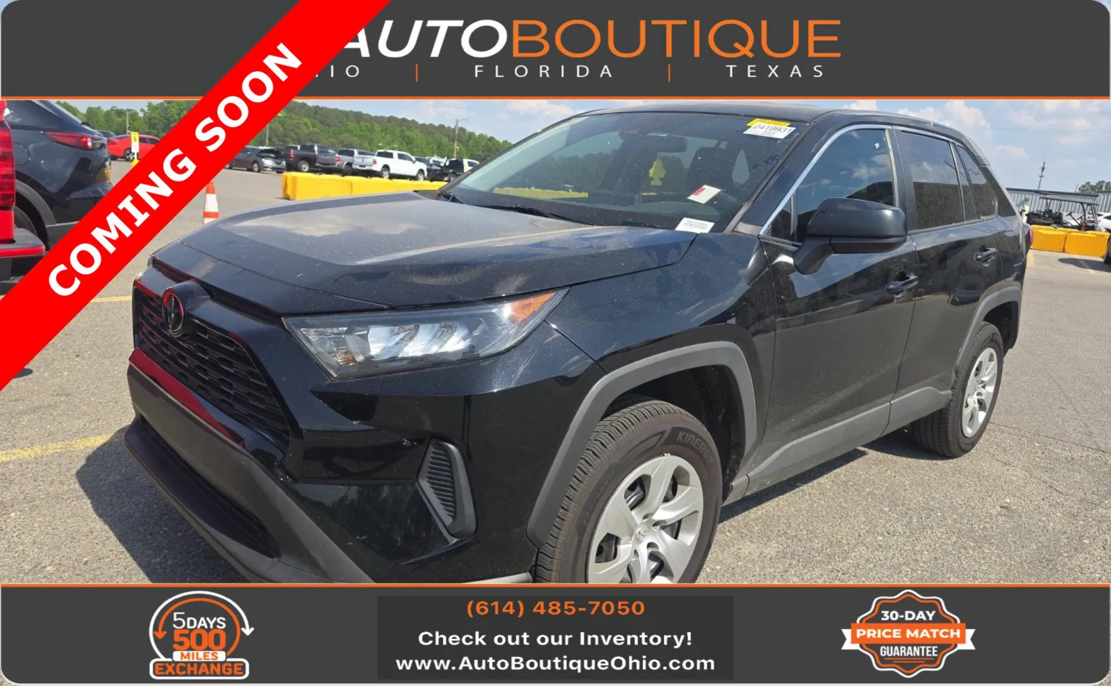 Black 2022 Toyota RAV4 LE for sale in Columbus, OH