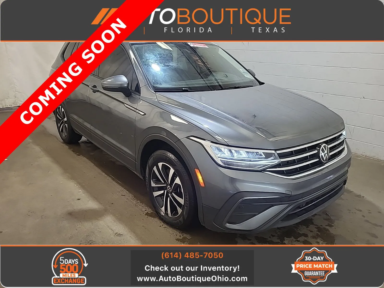 Gray 2024 Volkswagen Tiguan S for sale in Columbus, OH
